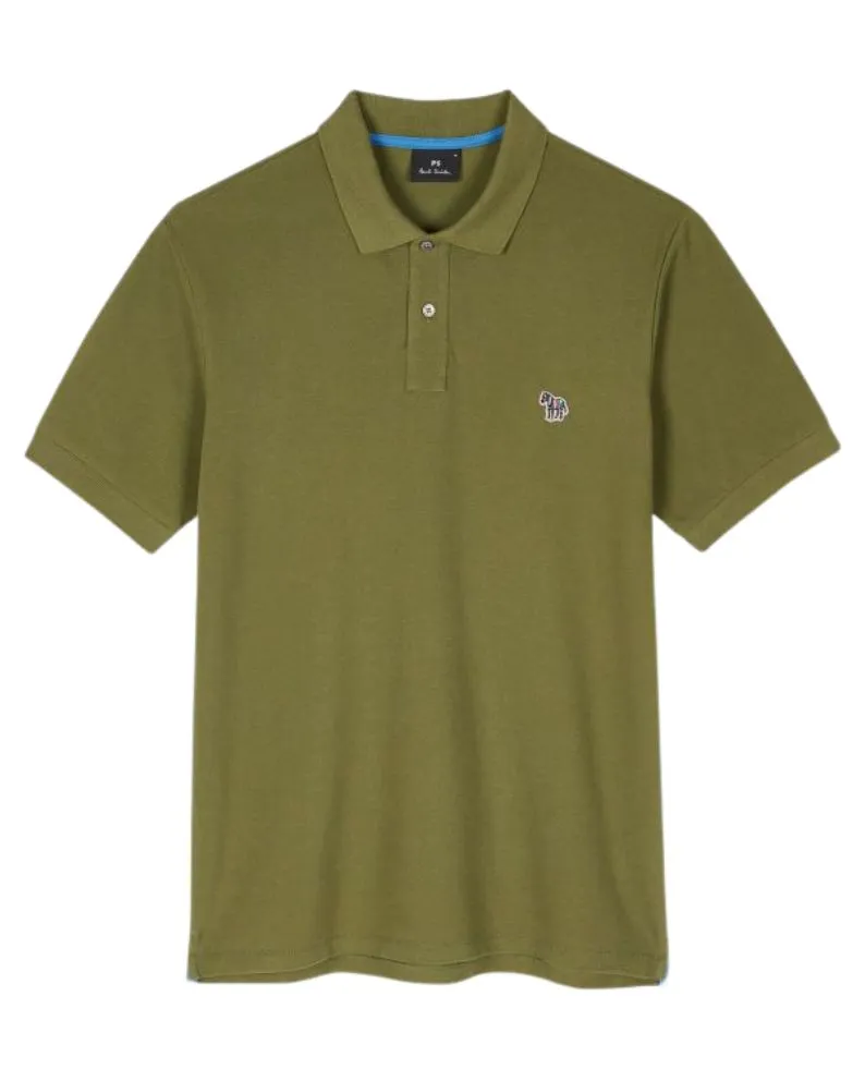 Paul Smith Organic Cotton Zebra Polo - Green