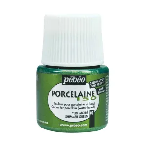Pebeo Porcelaine 150 Ceramic Paint 101 - Shimmer Green