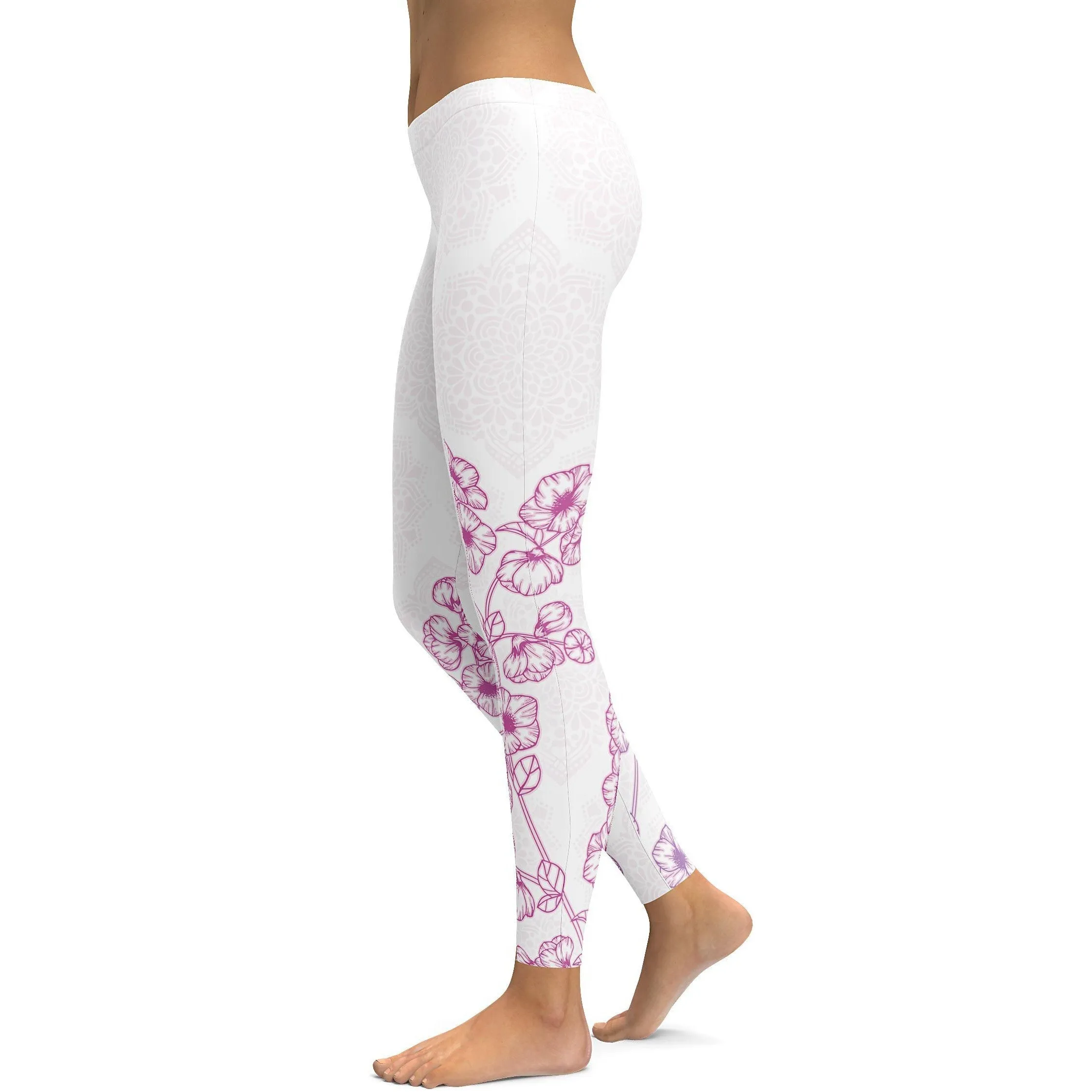 Pink Sakura Leggings
