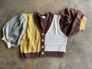 POL MULTI COLORED THIN SWEATER TOP