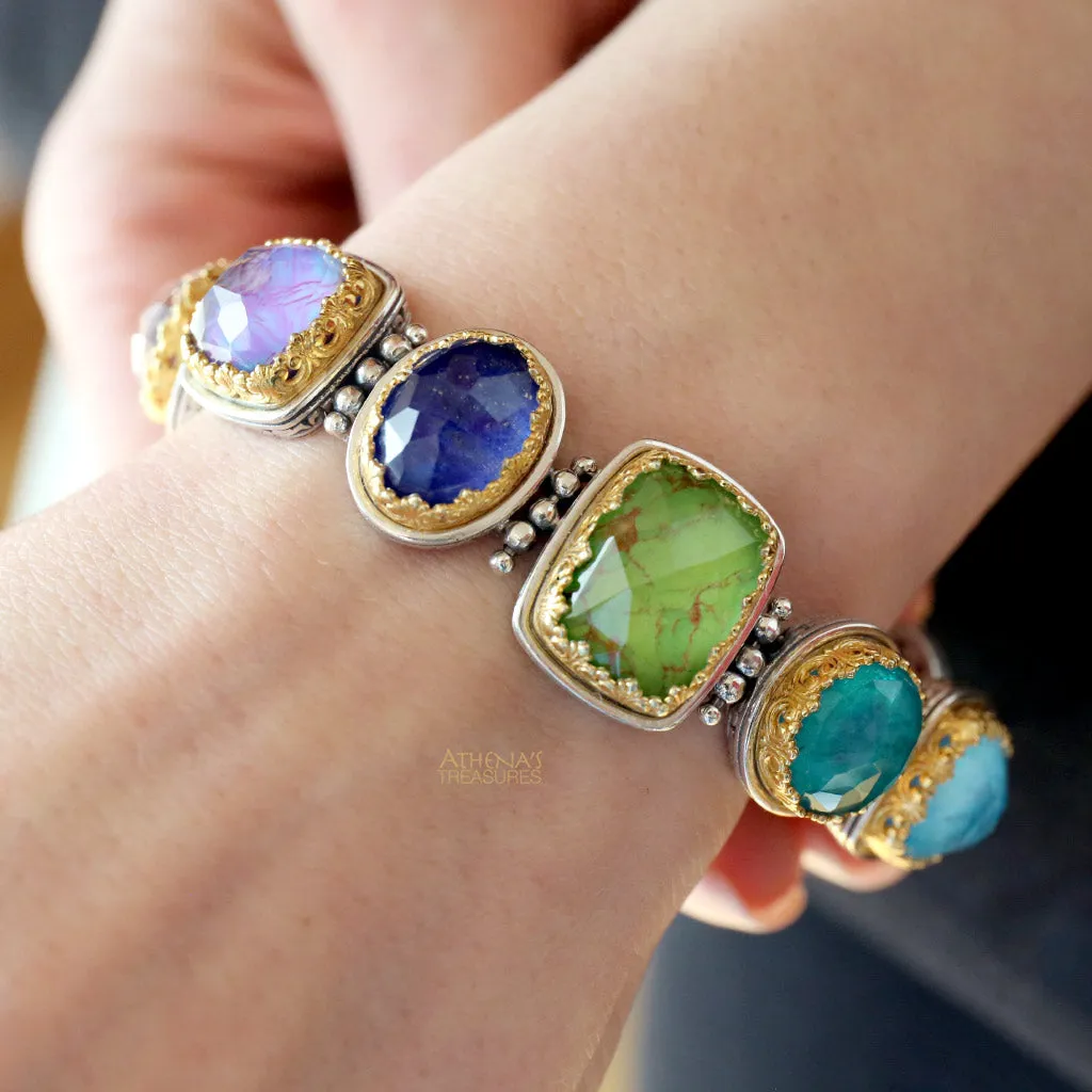 Pop Rocks Multi-Colored Link Bracelet