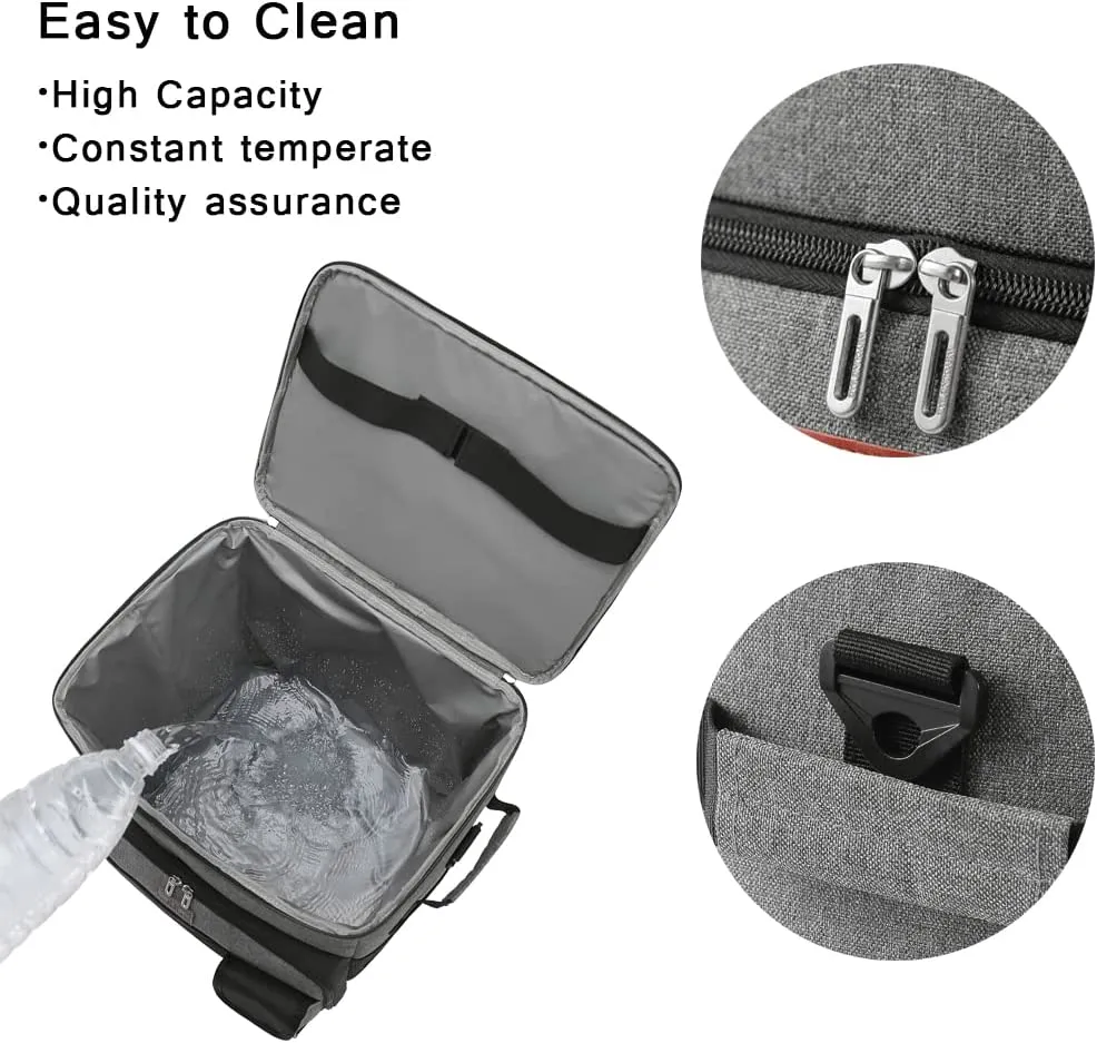 Portable Thermal Insulation Cooler Trolley Bag Wb-54