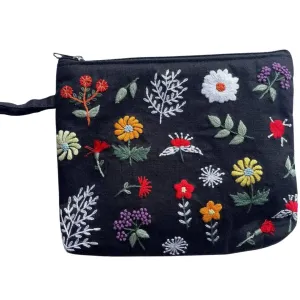 QECF Flowers Cosmetic Bag