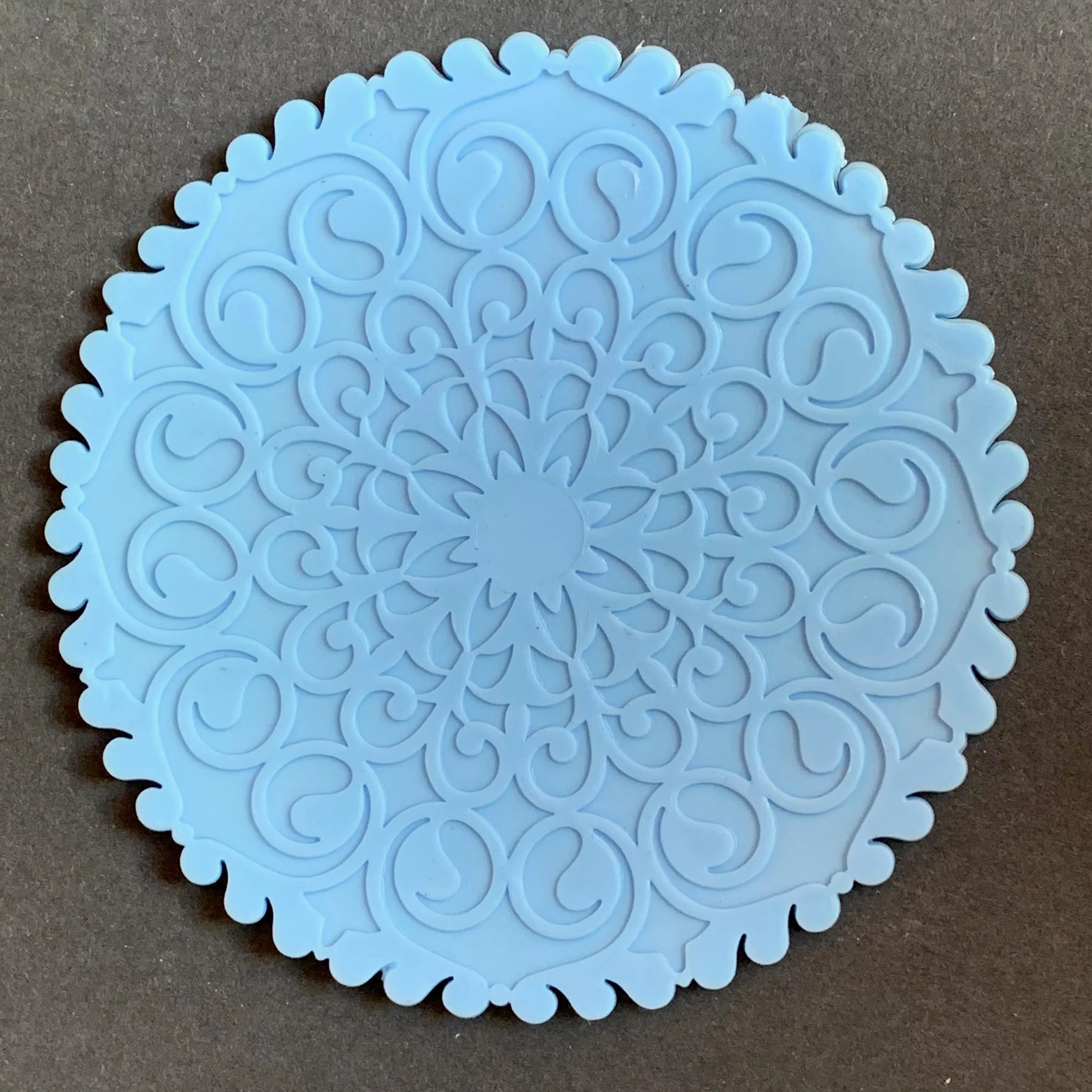 "Elegant" French 1960s Plastic Table Mats/ Coasters (with many other uses ..)