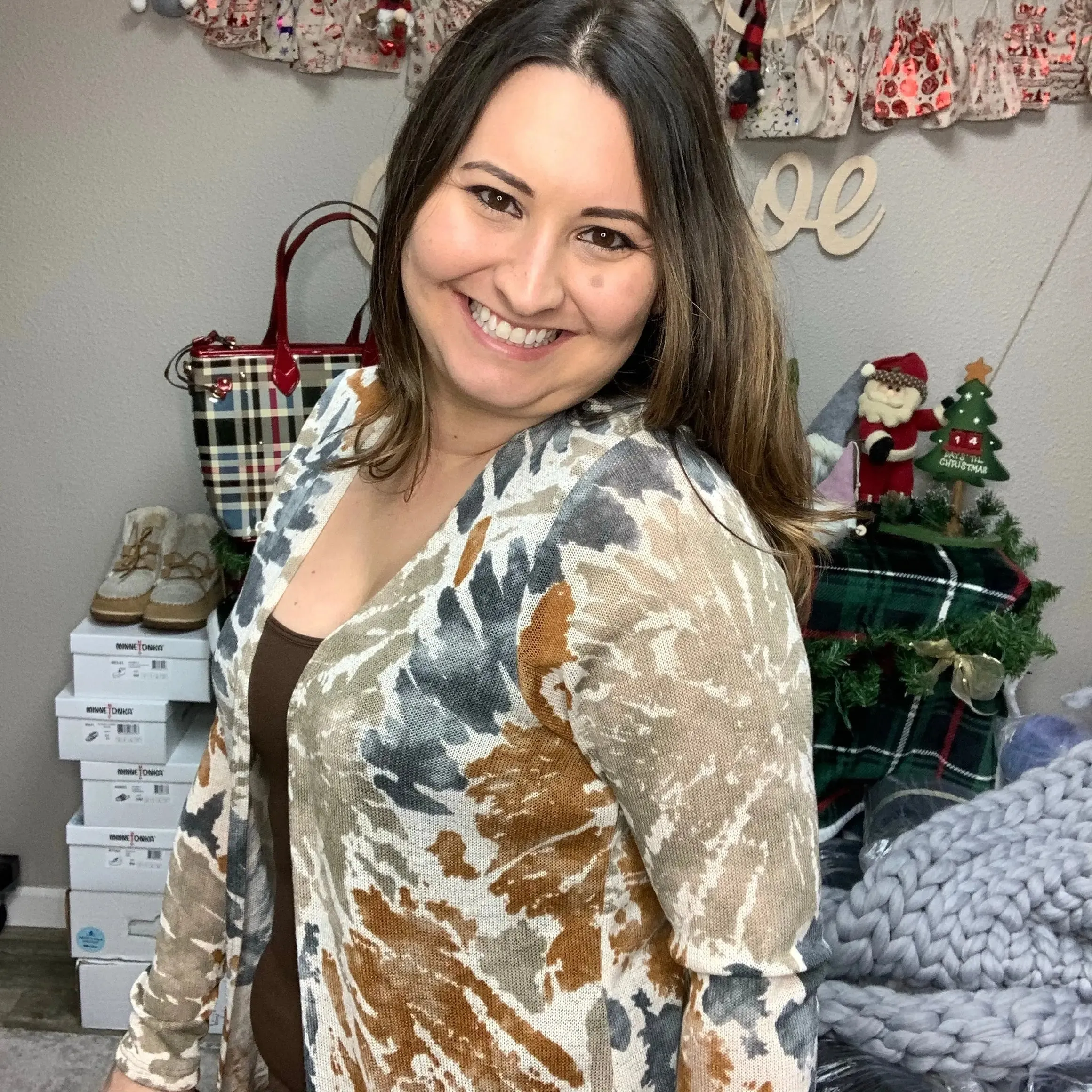 "Meerkat" Multi Colored Long Duster Cardigan