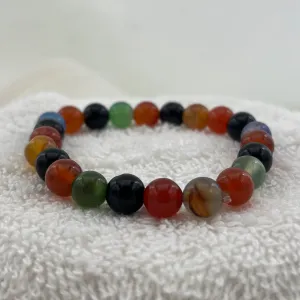 Rainbow Beaded Stylish Stretchy Bracelet - Stylish Energy