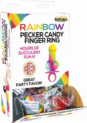 Rainbow Cock Ring Pop