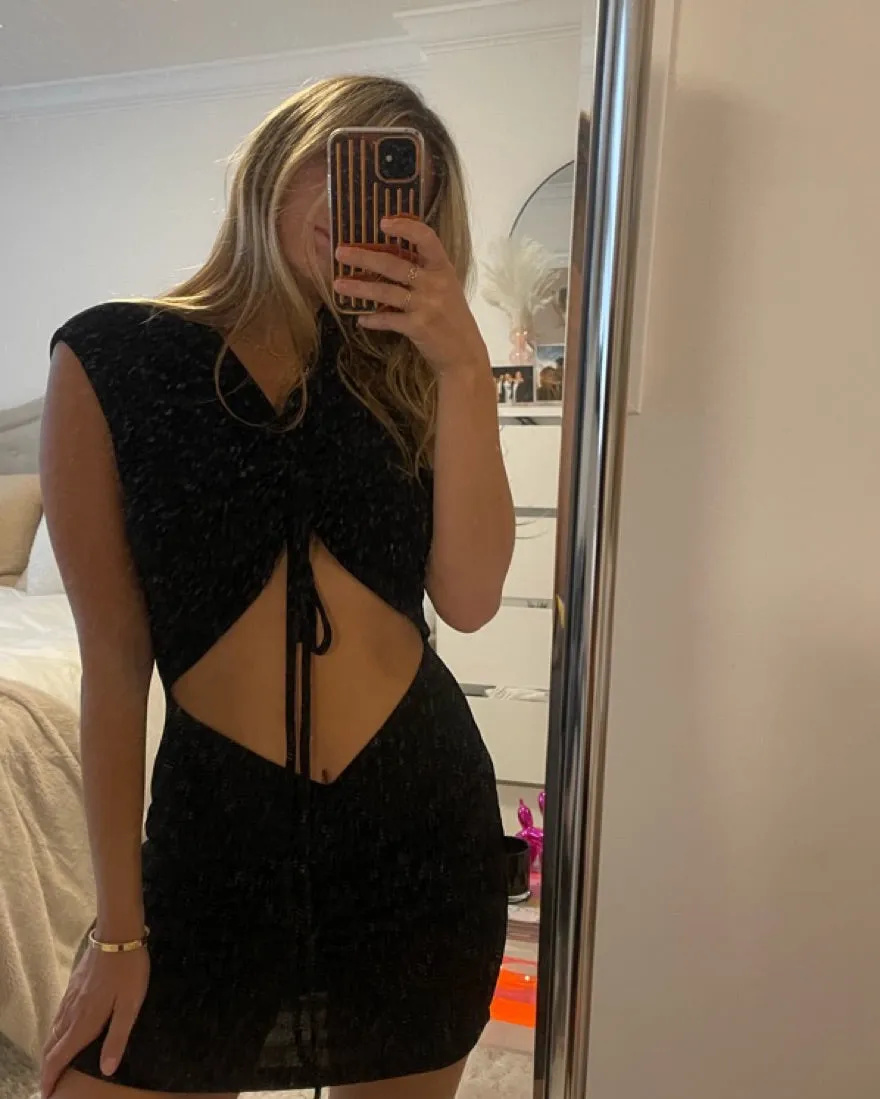 Roxy Mini Stylish Dress - Black