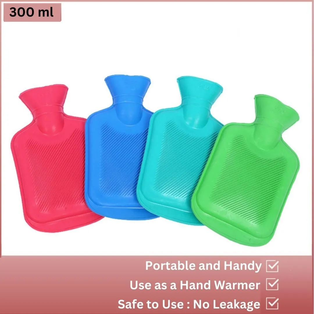 Rubber Hot Water Heating Bag For Pain Relief [300 ml]