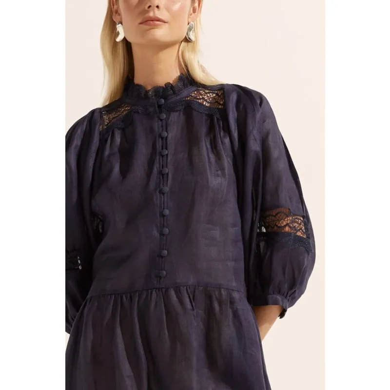 Salute Dress | Indigo