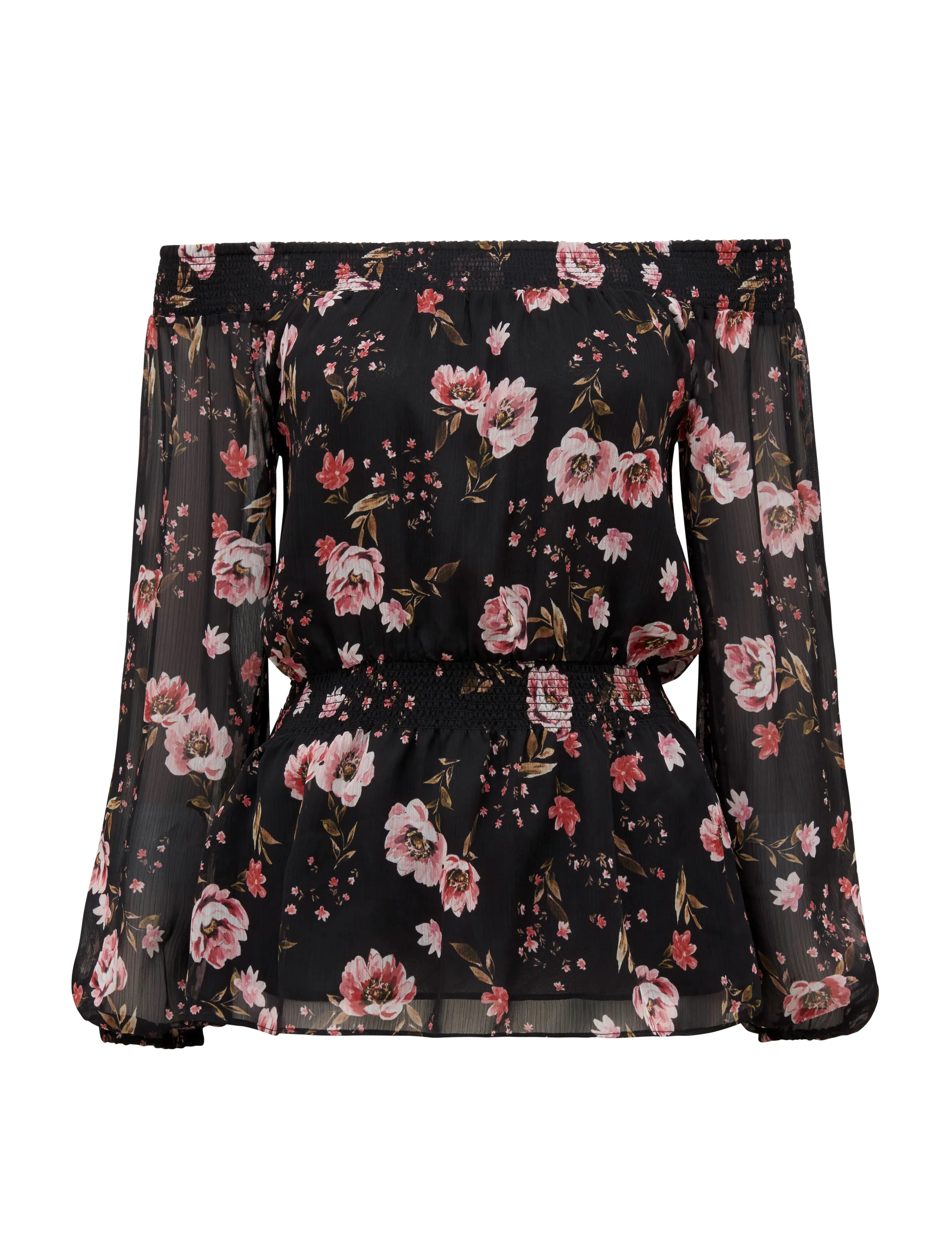 Sammy Smocked Waist Bardot