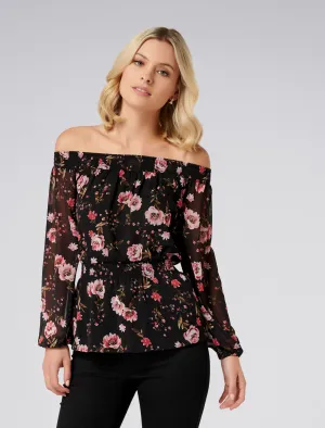 Sammy Smocked Waist Bardot