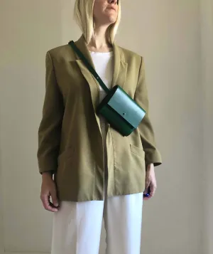 Sedna Green Leather Belt Bag