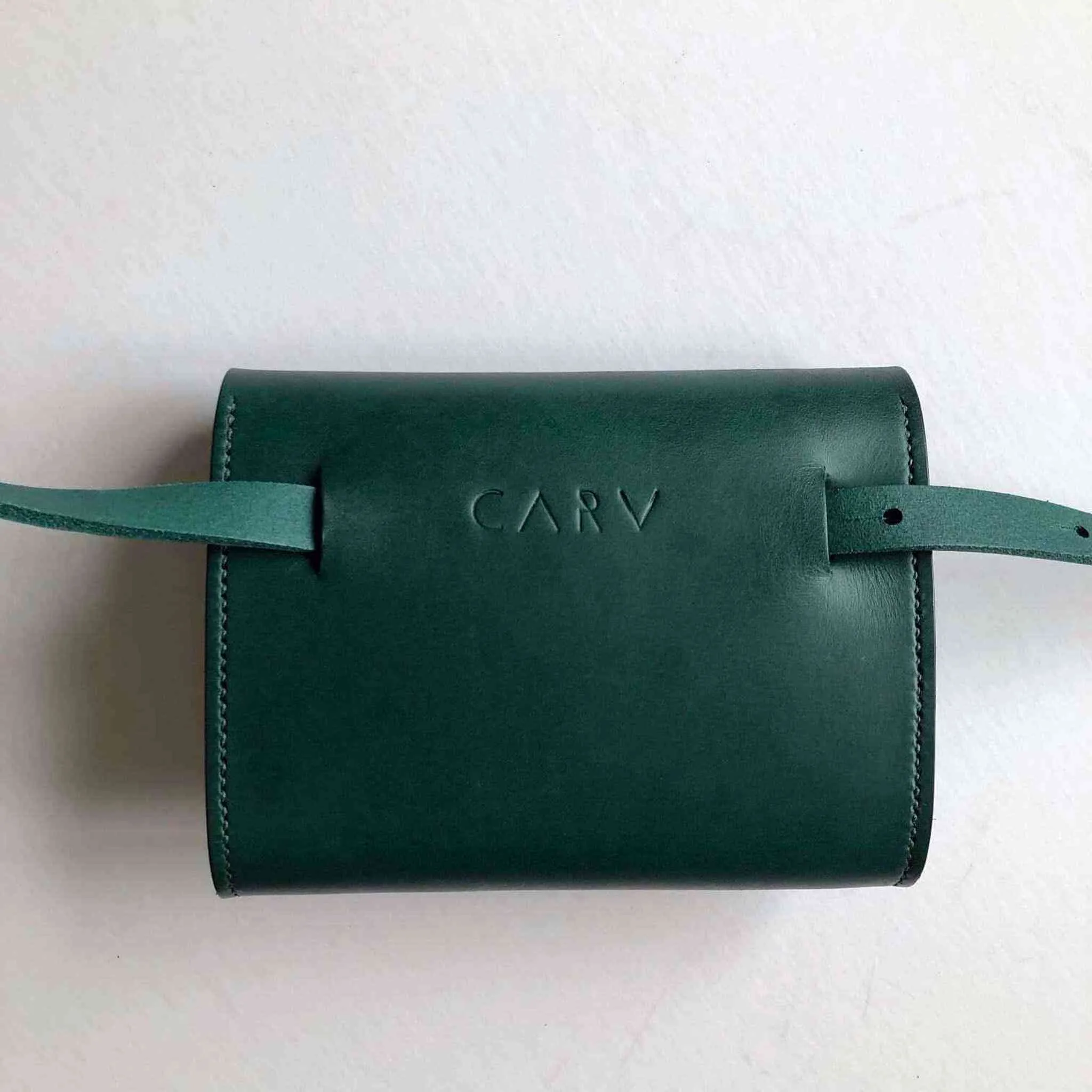 Sedna Green Leather Belt Bag