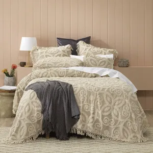 Sheba Taupe Bedspread Set by Bianca Double Size