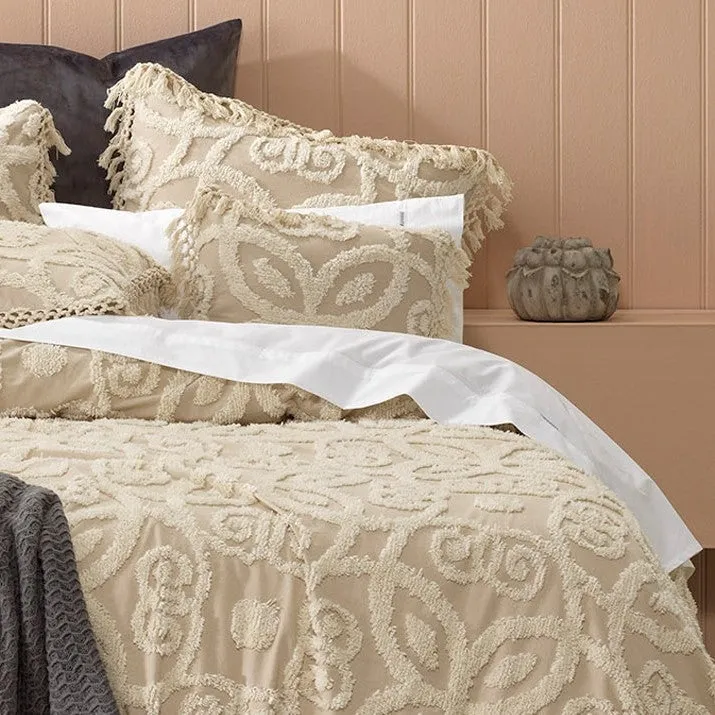 Sheba Taupe Bedspread Set by Bianca Double Size