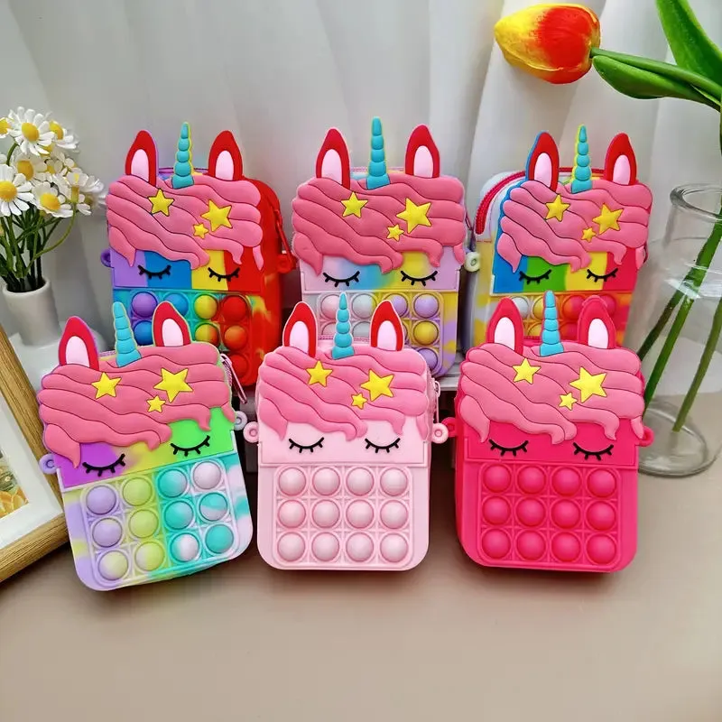 Shoulder Bag Fidget Toys Pop Fidget Backpack Toy
