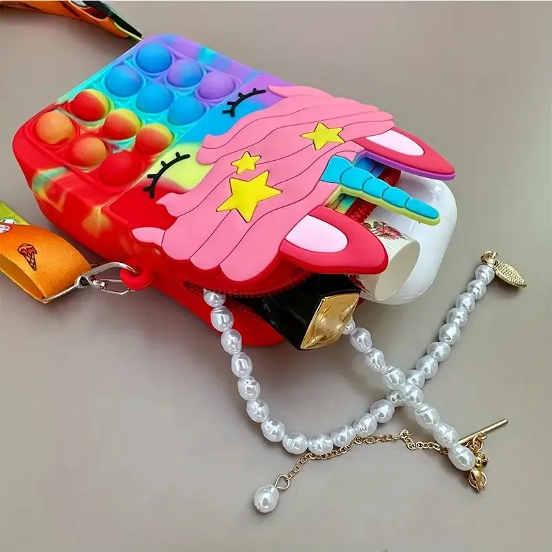 Shoulder Bag Fidget Toys Pop Fidget Backpack Toy