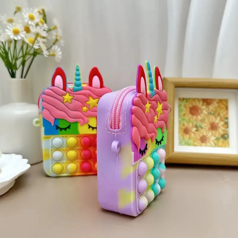 Shoulder Bag Fidget Toys Pop Fidget Backpack Toy