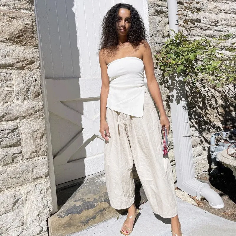 Side Slit Stylish Tube Top