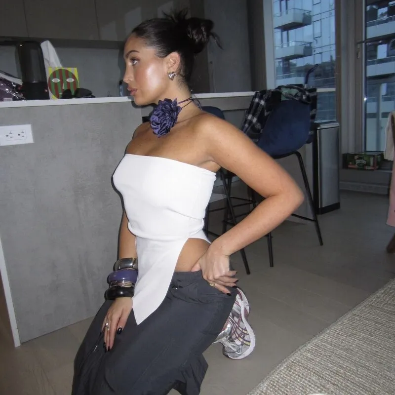 Side Slit Stylish Tube Top