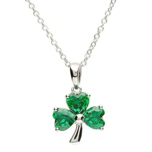 Silver Shamrock Necklace