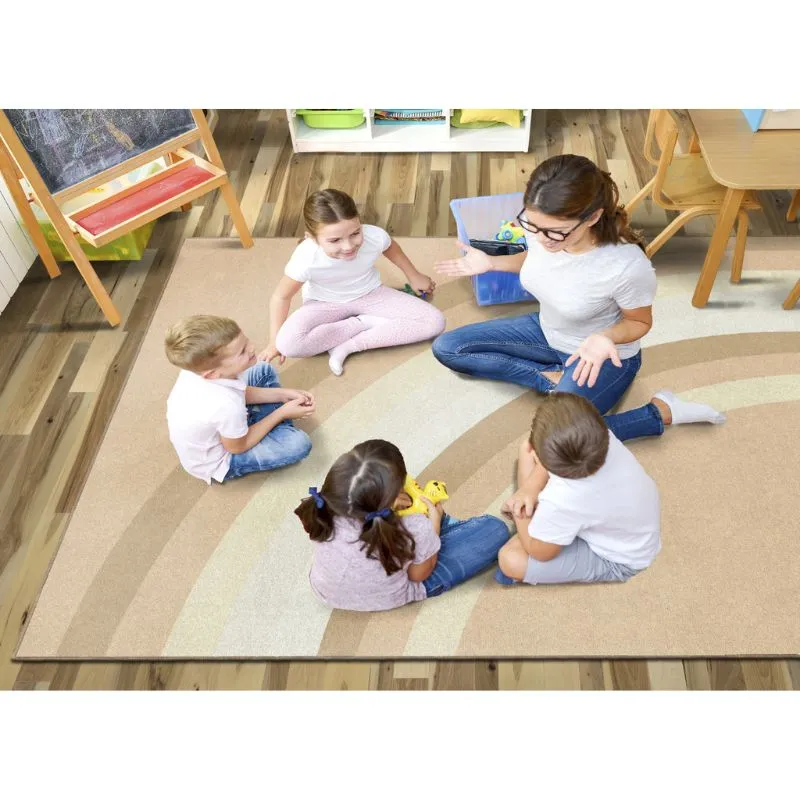 Simply Stylish Boho Rainbow Rug