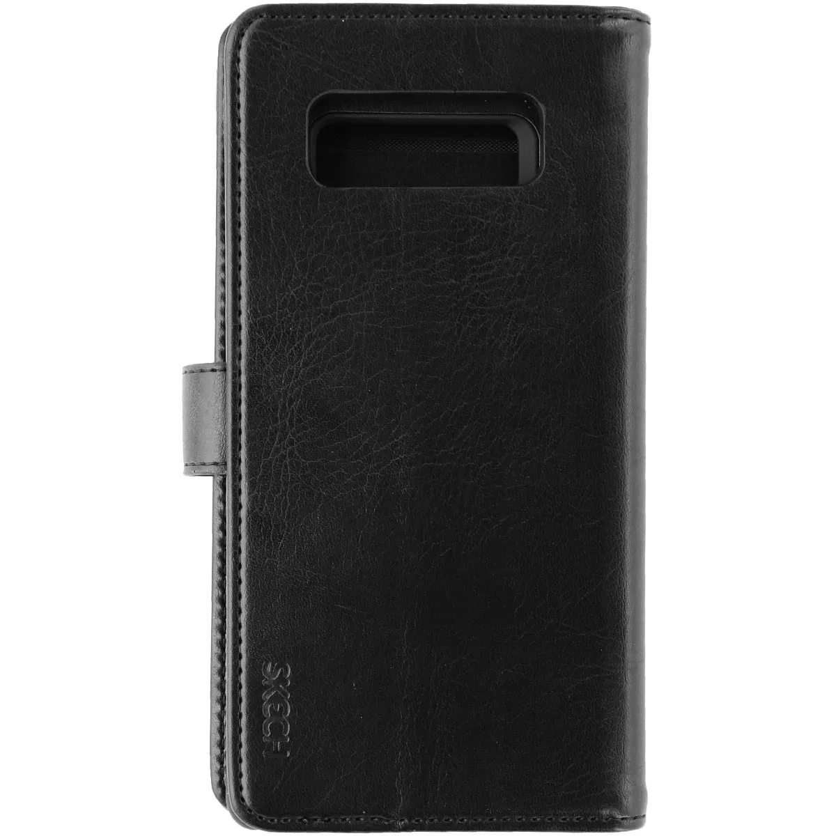 Skech Polo Book Folio Clutch Wallet Protective Case for Galaxy Note 8 - Black