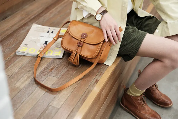 Small Leather Crossbody Purse Leather Satchel Purse