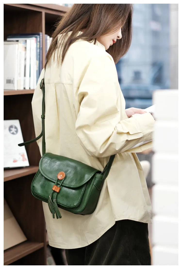 Small Leather Crossbody Purse Leather Satchel Purse
