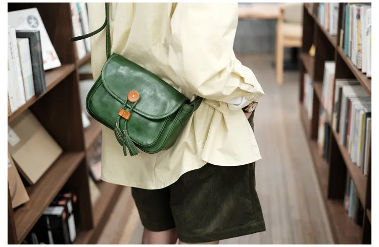 Small Leather Crossbody Purse Leather Satchel Purse