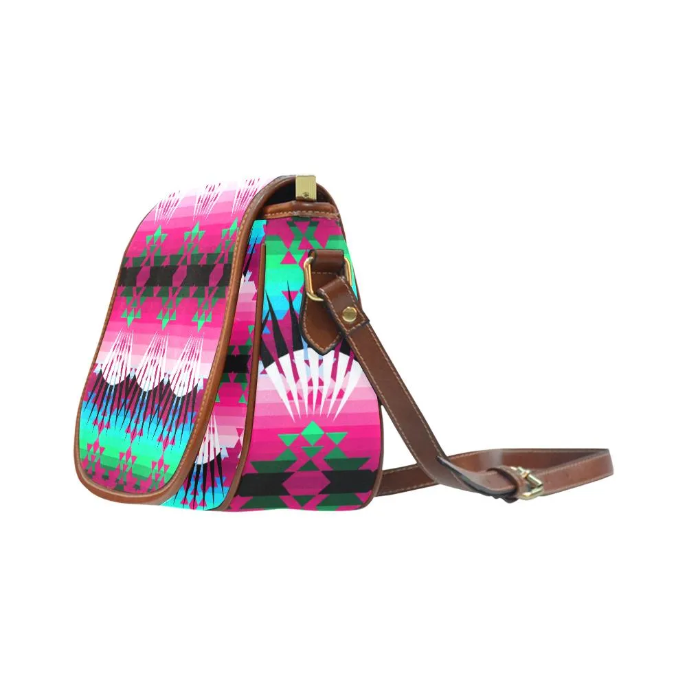 Southern Plains Ribbonwork Bustles Saddle Bag/Small