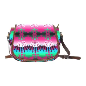 Southern Plains Ribbonwork Bustles Saddle Bag/Small