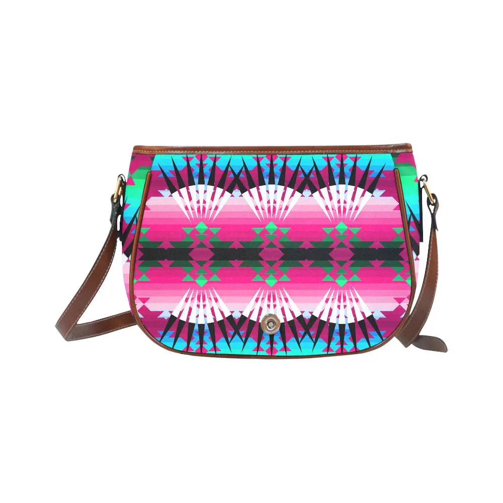 Southern Plains Ribbonwork Bustles Saddle Bag/Small