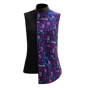 【SPARKLE & SANRIO-KUROMI】Cheongsam Sleeveless Top (Sleeveless / Regular Fit)
