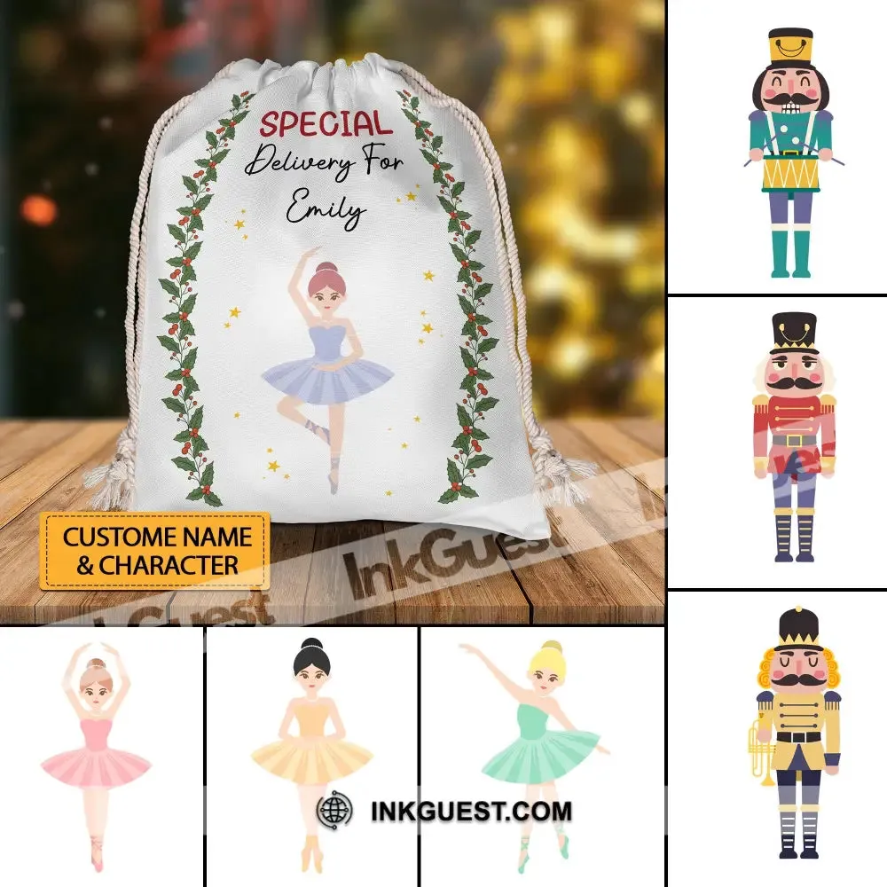 Special Delivery For Job Character- Personalized String Bag, Christmas Gift, Gift For Family