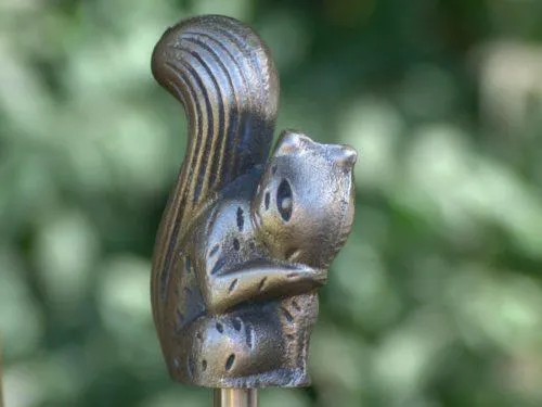Squirrel Ornamental Brass Garden Tap