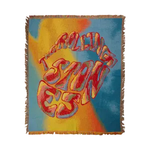 Stones Psychedelic Woven Blanket
