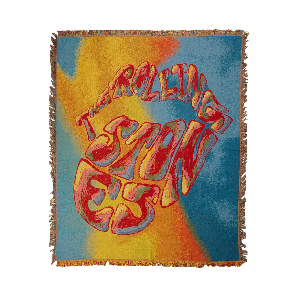 Stones Psychedelic Woven Blanket