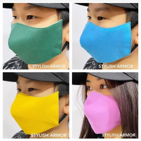 STYLISH ARMOR Silver Antimicrobial 3ply 48pcs