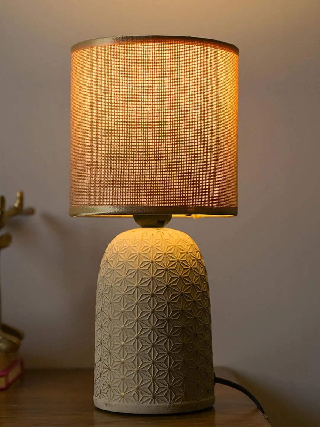 Stylish Brown Shade Table Lamp