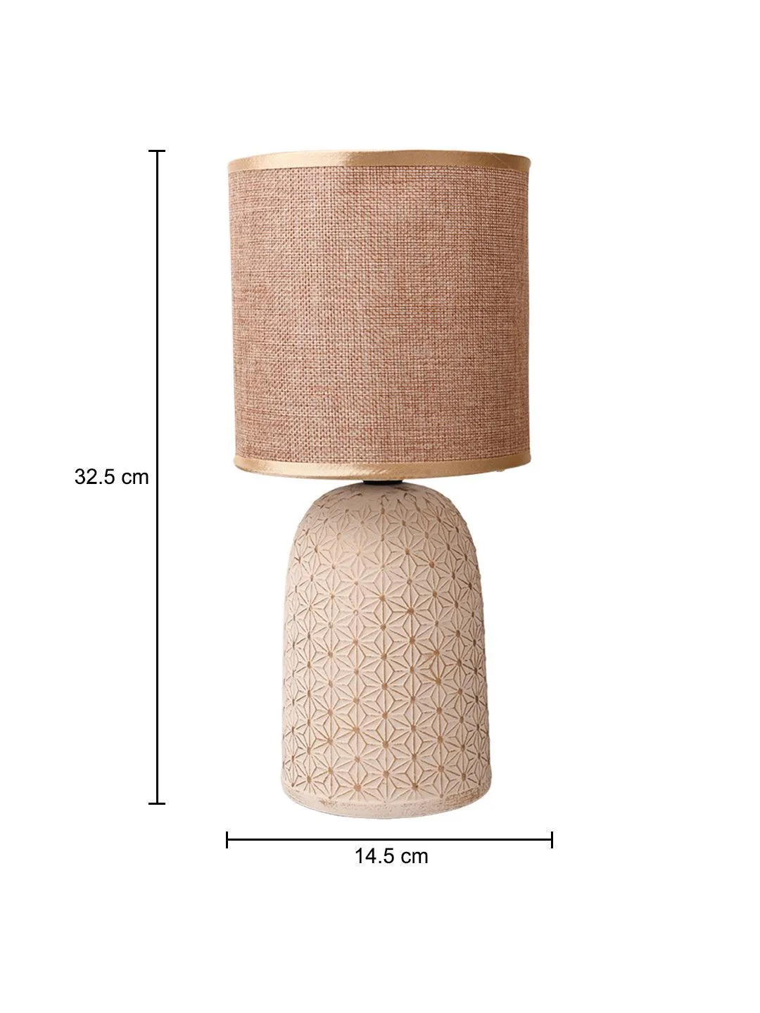 Stylish Brown Shade Table Lamp