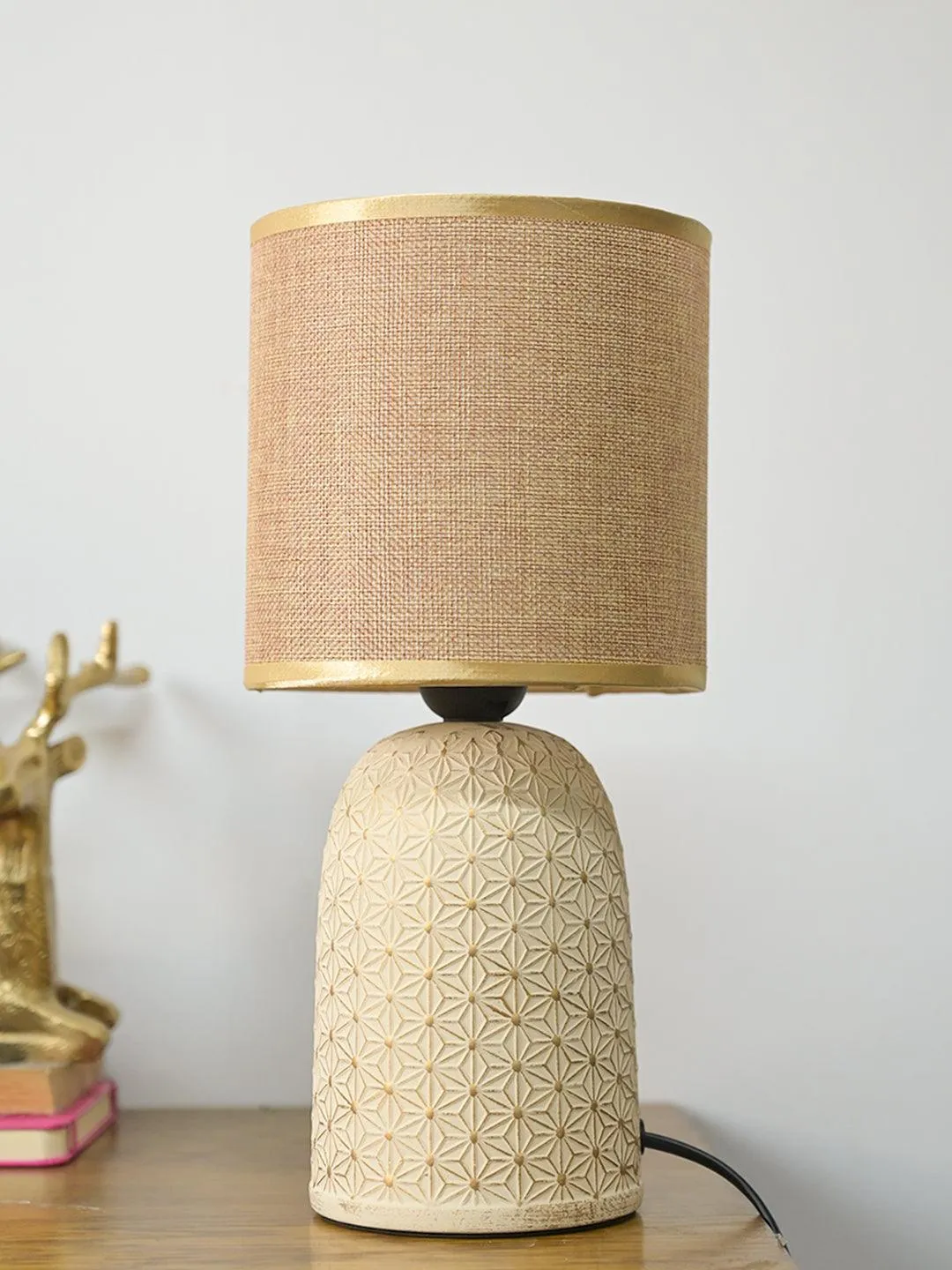 Stylish Brown Shade Table Lamp
