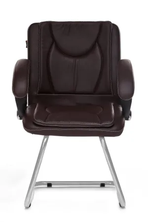 Stylish Cantilever Chair in Brown