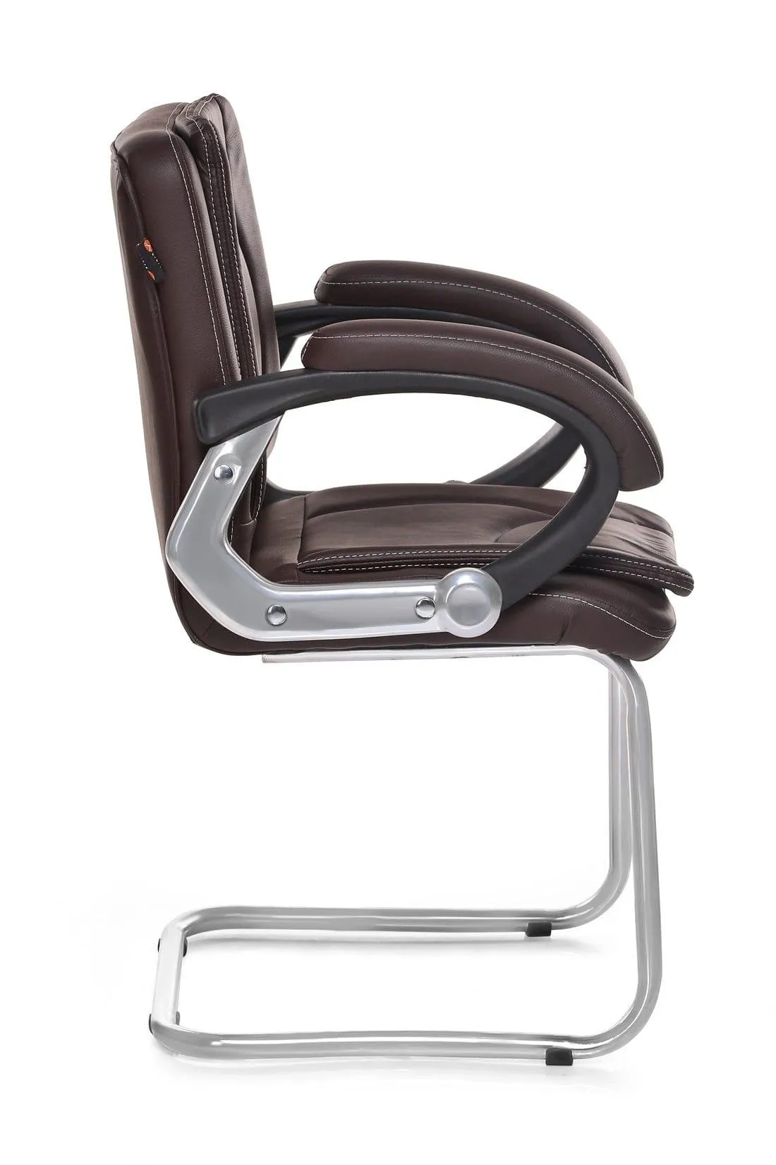 Stylish Cantilever Chair in Brown