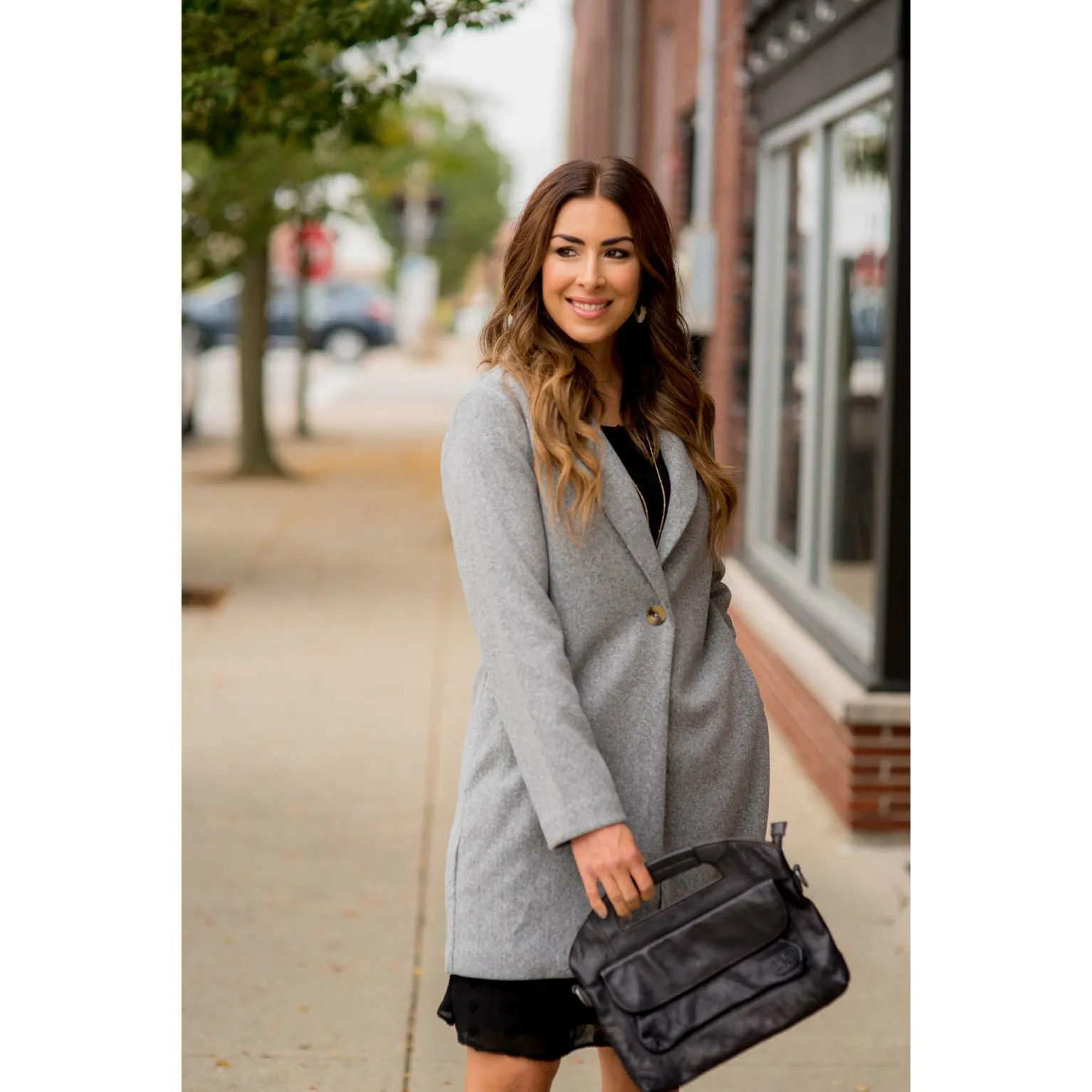 Stylish Single Button Jacket