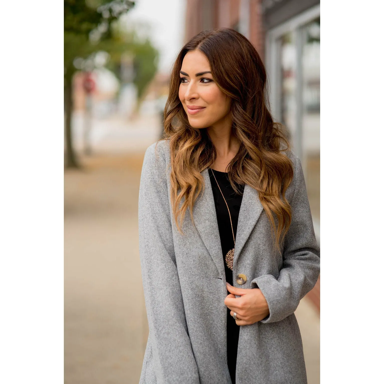 Stylish Single Button Jacket