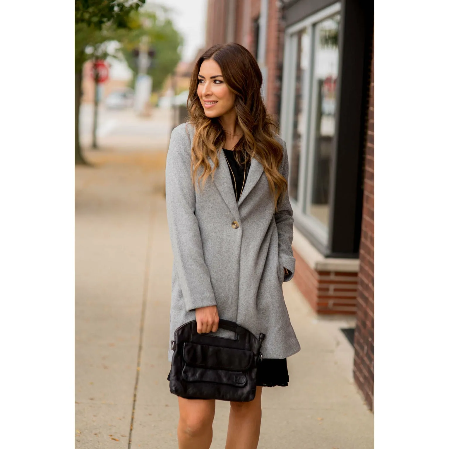 Stylish Single Button Jacket