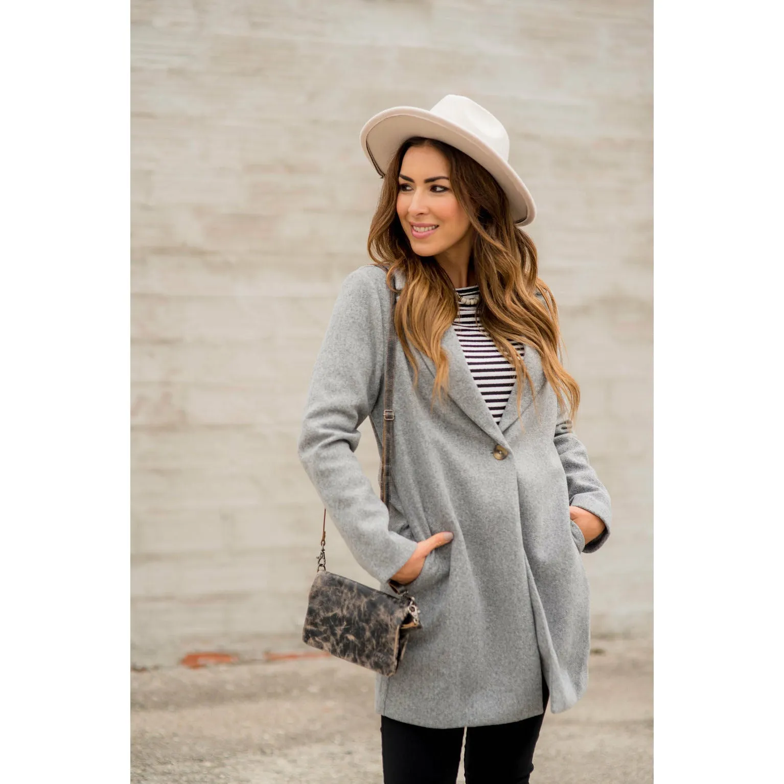 Stylish Single Button Jacket