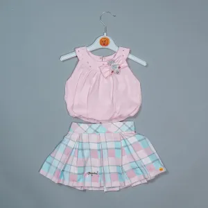 Stylish Skirt And Top For Kids